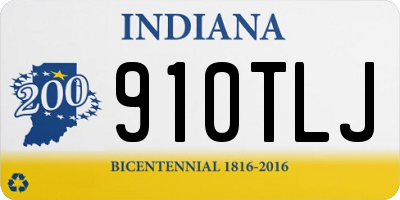 IN license plate 910TLJ