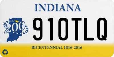 IN license plate 910TLQ
