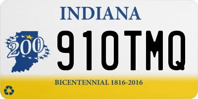 IN license plate 910TMQ