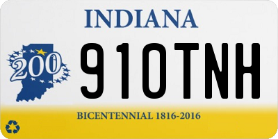 IN license plate 910TNH
