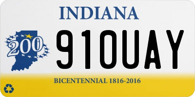 IN license plate 910UAY