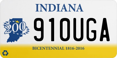 IN license plate 910UGA