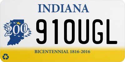 IN license plate 910UGL