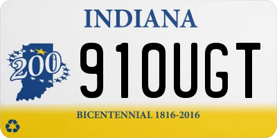 IN license plate 910UGT