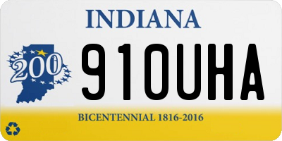 IN license plate 910UHA