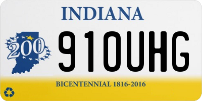 IN license plate 910UHG