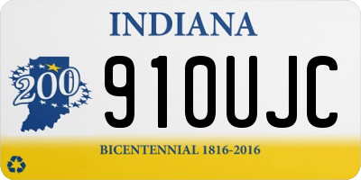 IN license plate 910UJC