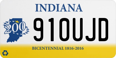 IN license plate 910UJD