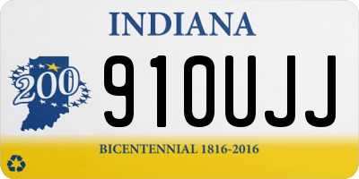 IN license plate 910UJJ