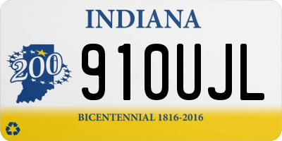 IN license plate 910UJL