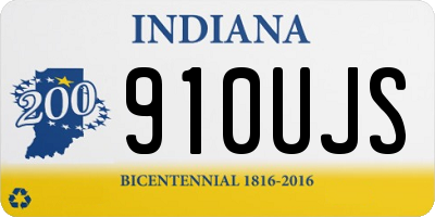 IN license plate 910UJS