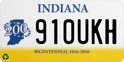 IN license plate 910UKH