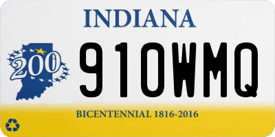 IN license plate 910WMQ
