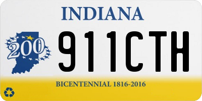 IN license plate 911CTH