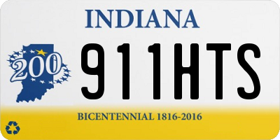 IN license plate 911HTS