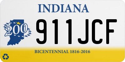 IN license plate 911JCF