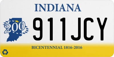 IN license plate 911JCY