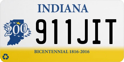 IN license plate 911JIT