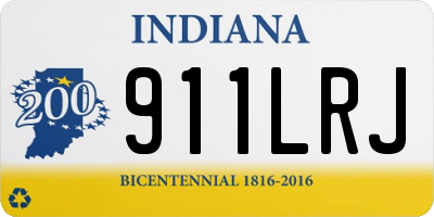 IN license plate 911LRJ
