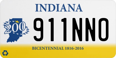 IN license plate 911NNO
