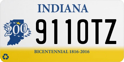 IN license plate 911OTZ