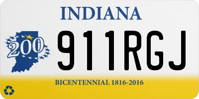 IN license plate 911RGJ