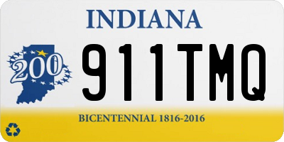 IN license plate 911TMQ