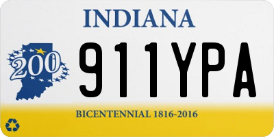 IN license plate 911YPA
