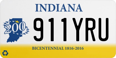 IN license plate 911YRU
