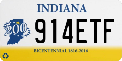 IN license plate 914ETF