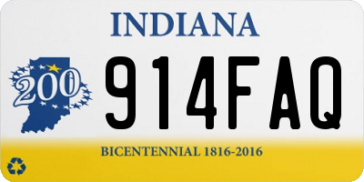 IN license plate 914FAQ