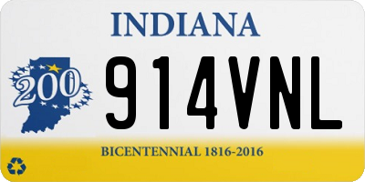 IN license plate 914VNL