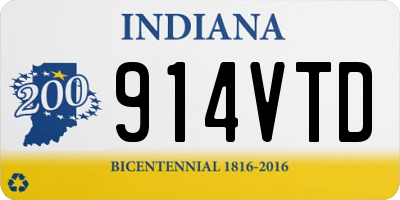 IN license plate 914VTD