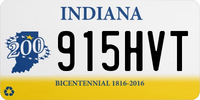 IN license plate 915HVT