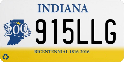 IN license plate 915LLG