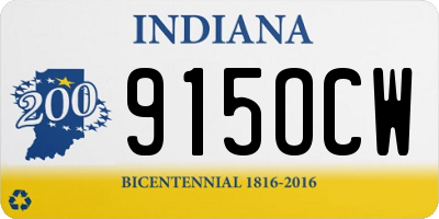 IN license plate 915OCW
