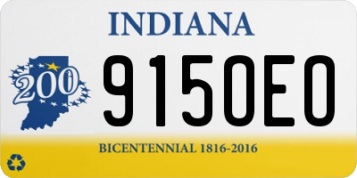 IN license plate 915OEO