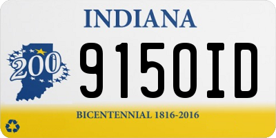IN license plate 915OID