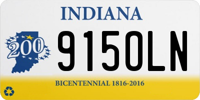 IN license plate 915OLN