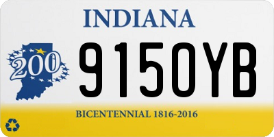 IN license plate 915OYB
