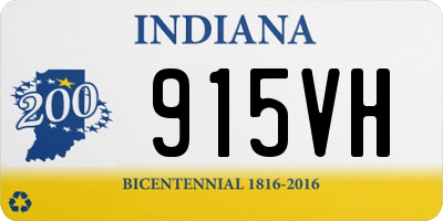 IN license plate 915VH
