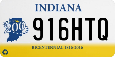 IN license plate 916HTQ