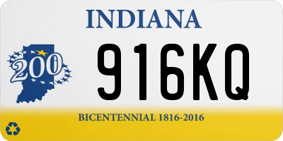 IN license plate 916KQ