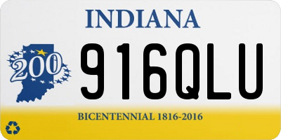 IN license plate 916QLU