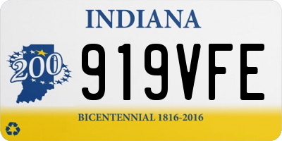 IN license plate 919VFE
