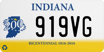 IN license plate 919VG
