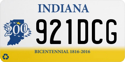 IN license plate 921DCG