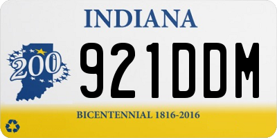 IN license plate 921DDM