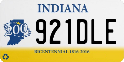IN license plate 921DLE