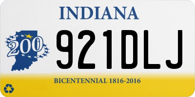 IN license plate 921DLJ